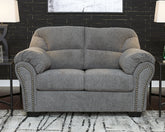 Tampa Furniture Outlet Lutz - Ashley Furniture - Allmaxx Living Room - Loveseat / Pewter - 2810535